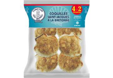 COMPTOIR DES MAREES - 4 coquilles Saint-Jacques +2 offertes