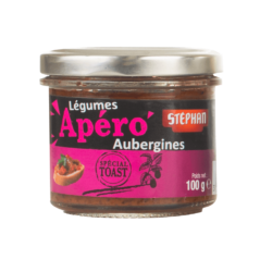 Stephan légumes apéro aubergines