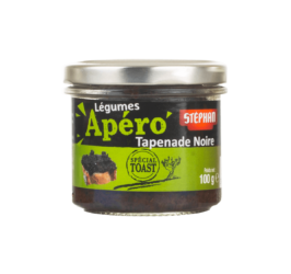 Stephan légumes apéro tapenade noire