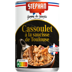 Stéphan gamme saveurs cassoulet saucisse de toulouse 420g