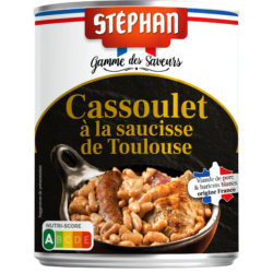 Stéphan gamme saveurs cassoulet saucisse de toulouse 840g