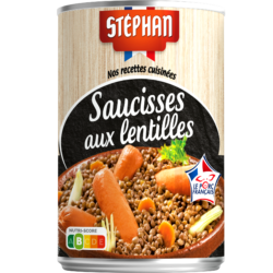 Stéphan Saucisse lentille 420g