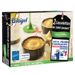 2 Cassolettes de Saint-Jacques sauce au Riesling