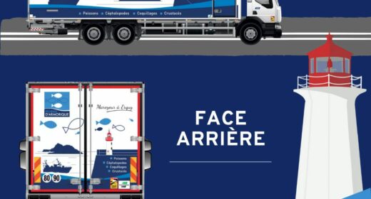 Nouveau look pour notre camion des Pêcheries d'Armorique